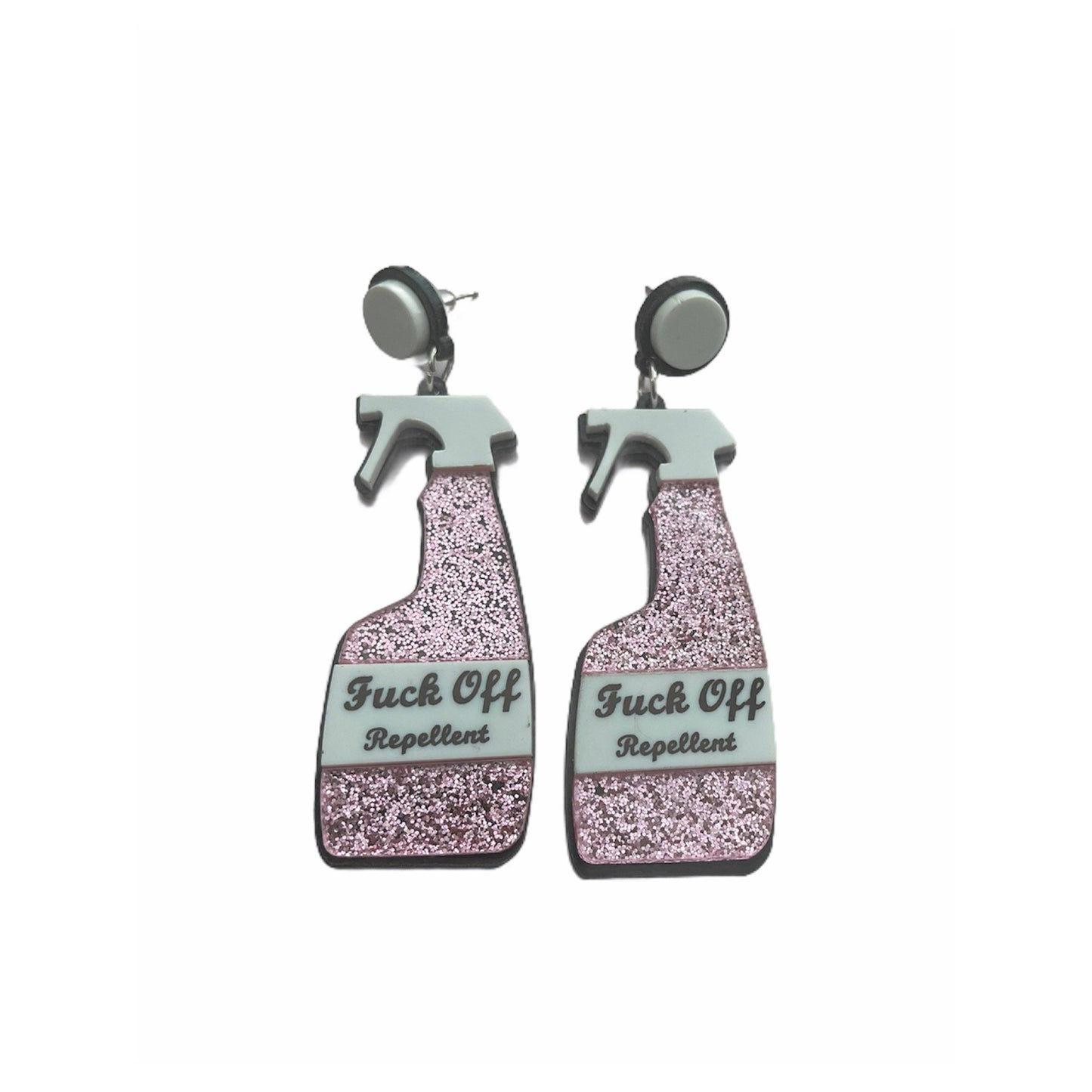 F off Repellent Statement Earrings
